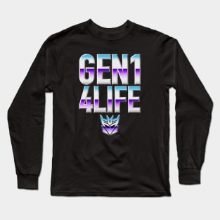 GEN1 4 LIFE - Decepticons Long Sleeve T-Shirt